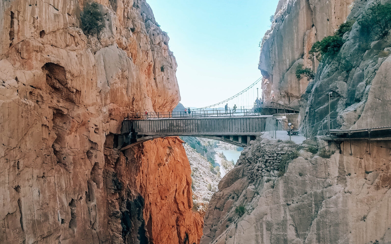 Caminito del rey ponte sospeso