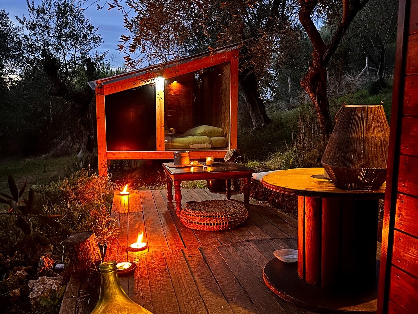 Dormire sotto le stelle la skyroom di calcata nel lazio