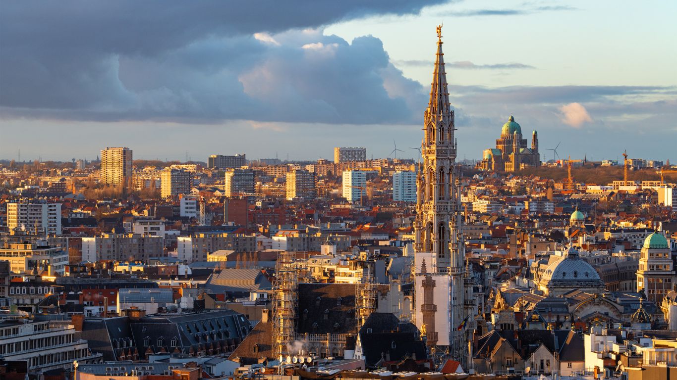 cosa fare a bruxelles vista della città dalla town hall