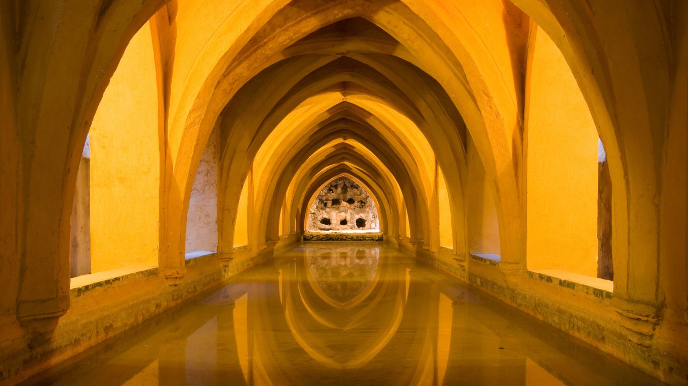 real alcazar di siviglia le terme di Doña María de Padilla