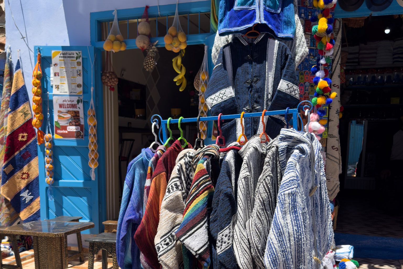Chefchaouen e i suoi negozi tipici