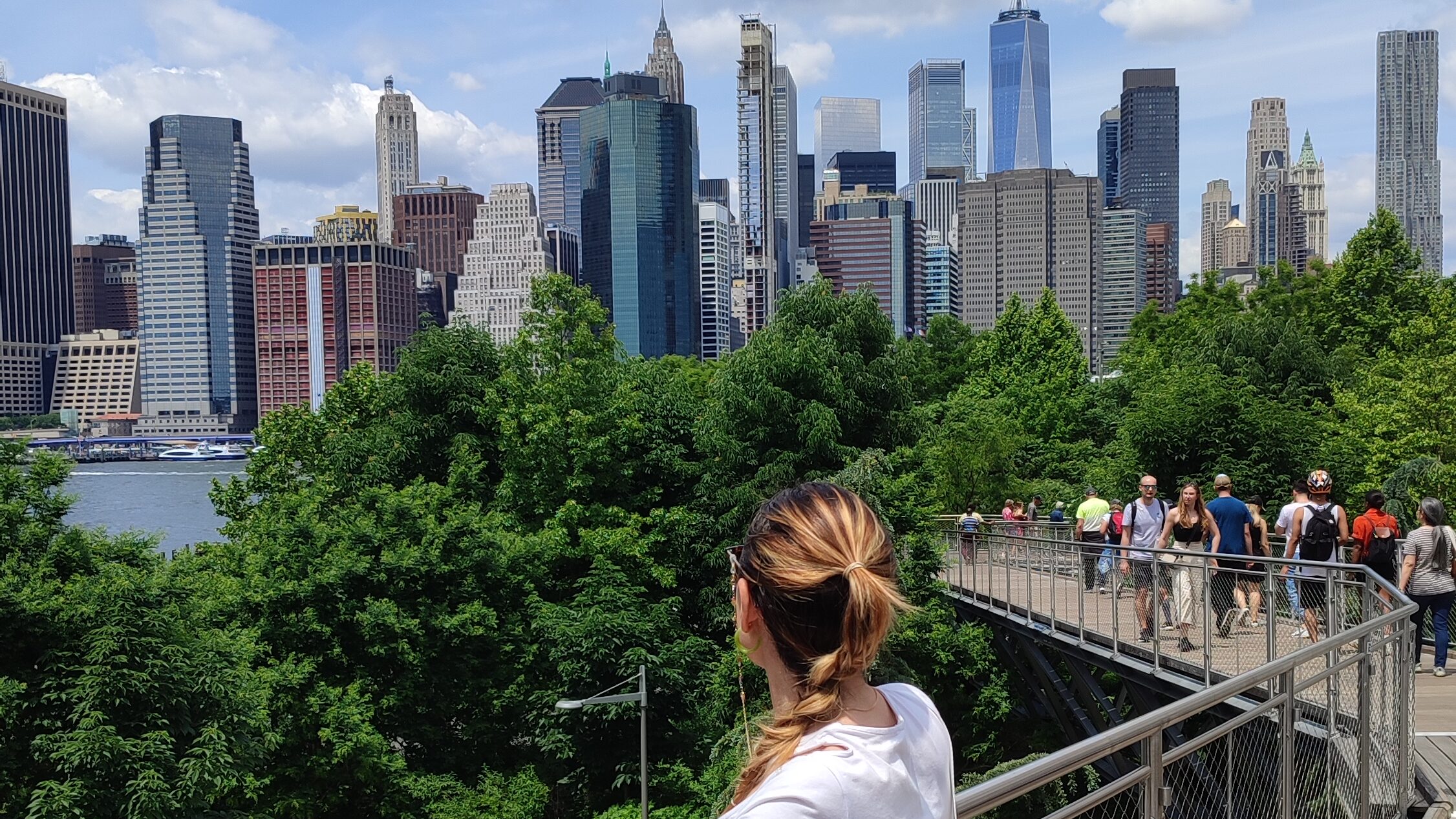 esperienze di viaggio vista skyline di New York