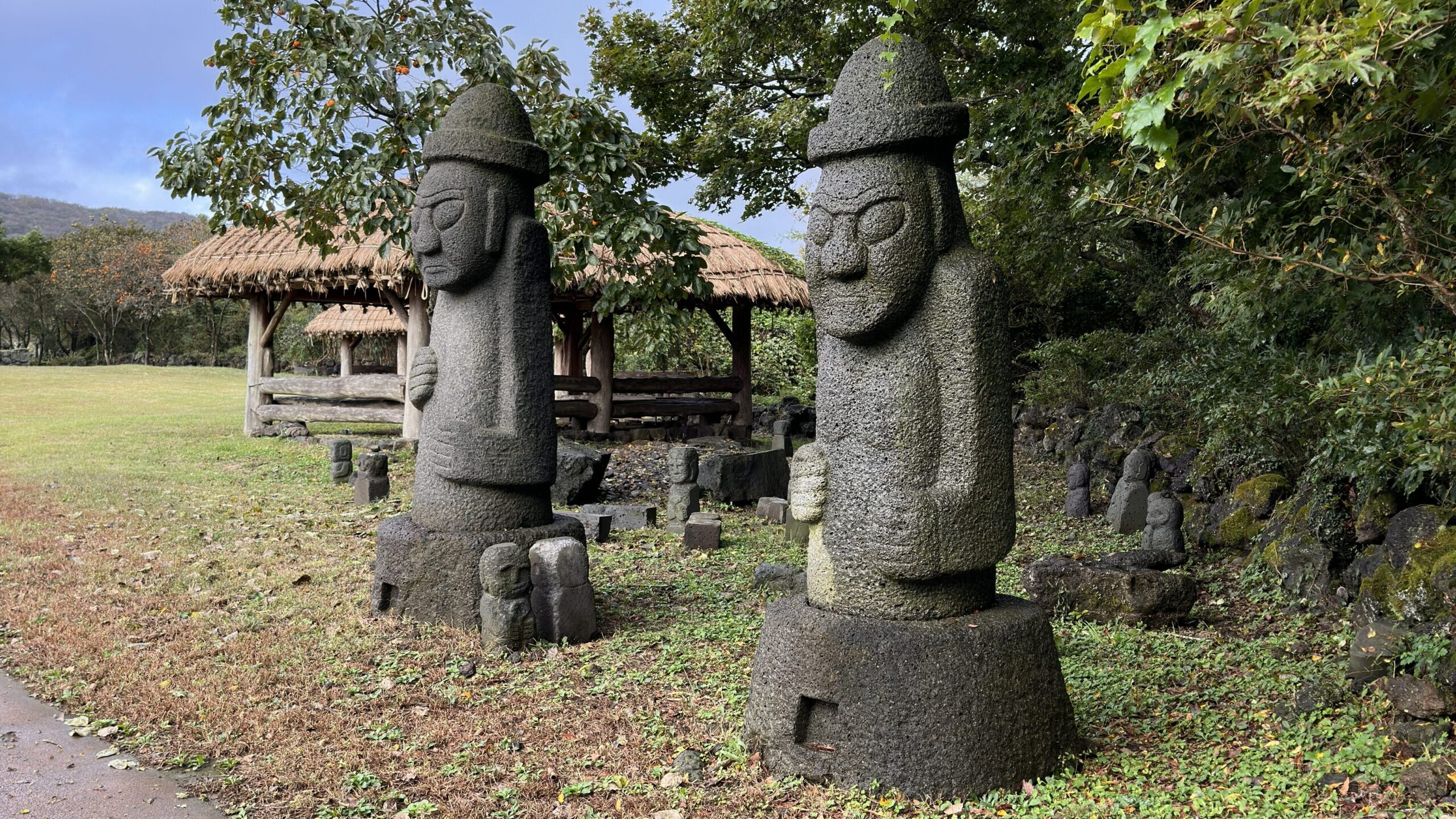 jeju stone park e i nonni di pietra