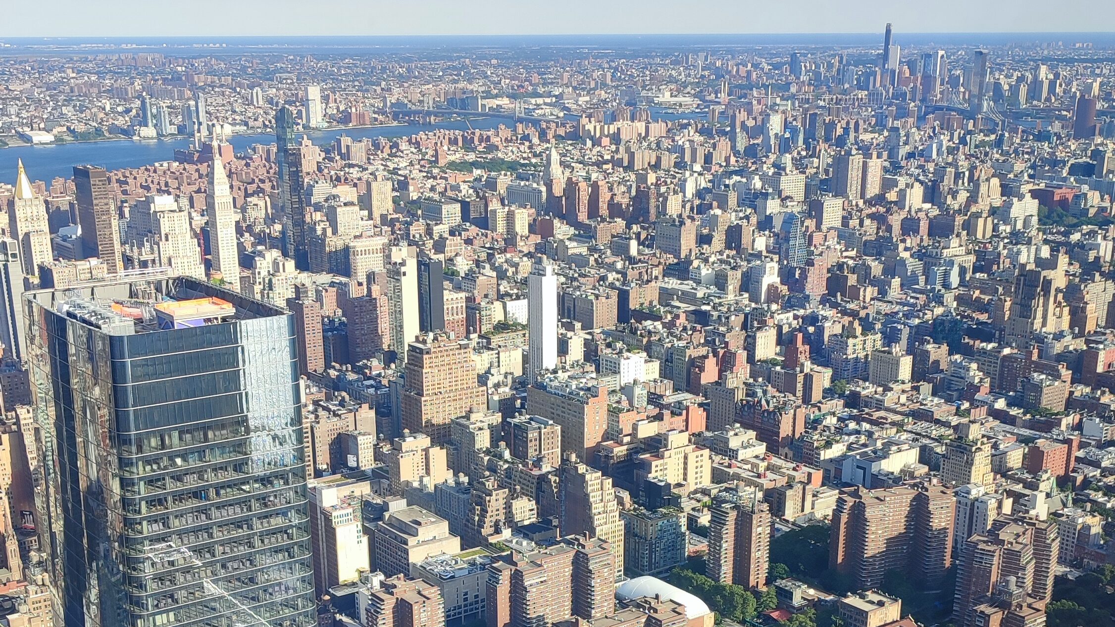 edge nyc panorama dalla terrazza esterna