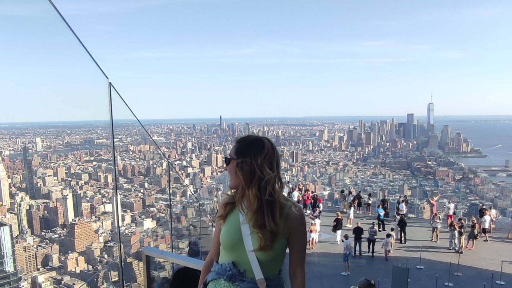 edge nyc punto panoramico sopra la scalinata